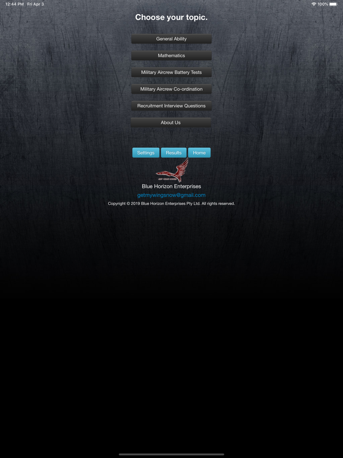 Pilot Aptitude Training