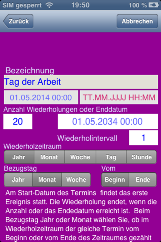 Termin-Kalender screenshot 4