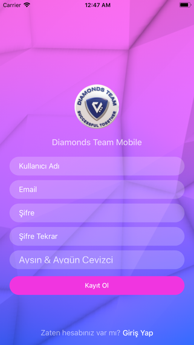 Diamonds Team Mobile screenshot 3