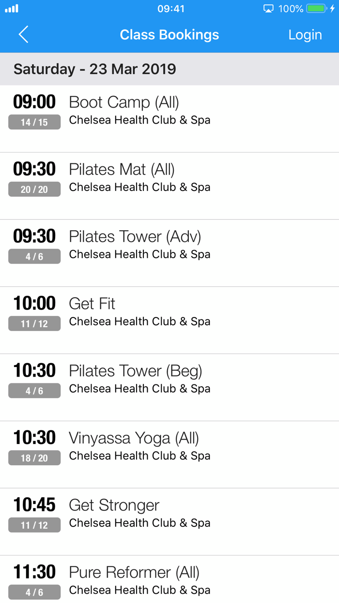 Chelsea Health Club  Spa