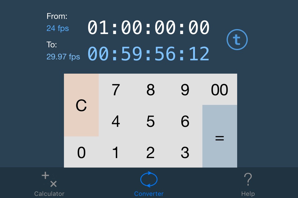 TimeCode Calculator+ screenshot 3