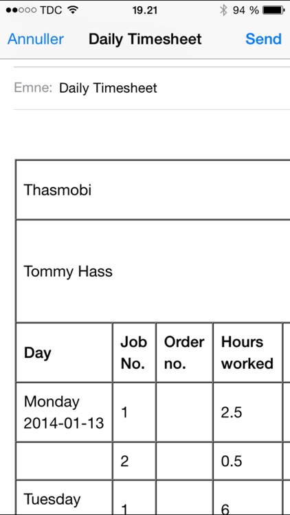 Daily Timesheet screenshot-3