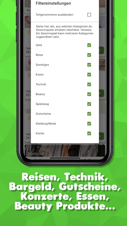 Gewinnspiele Übersicht