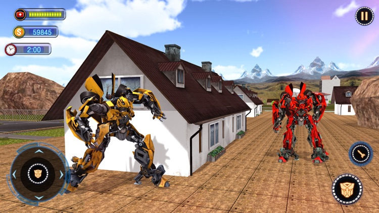 Fighting Robot - Car Chase 21 screenshot-4