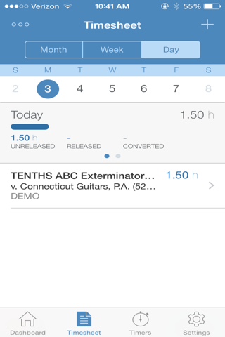 Intapp Time - náhled