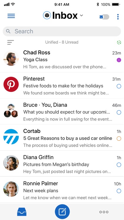 Blue Mail - Email Mailbox