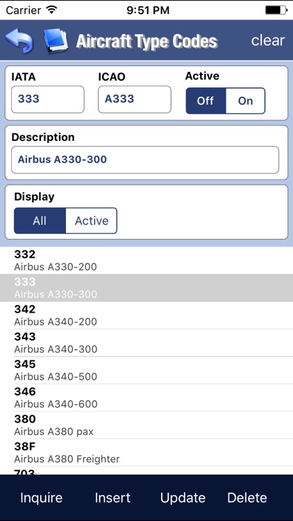 EASA Flight Log