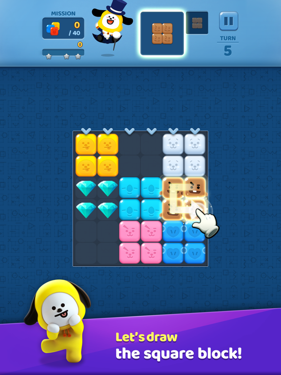 PUZZLE STAR BT21 на iPad