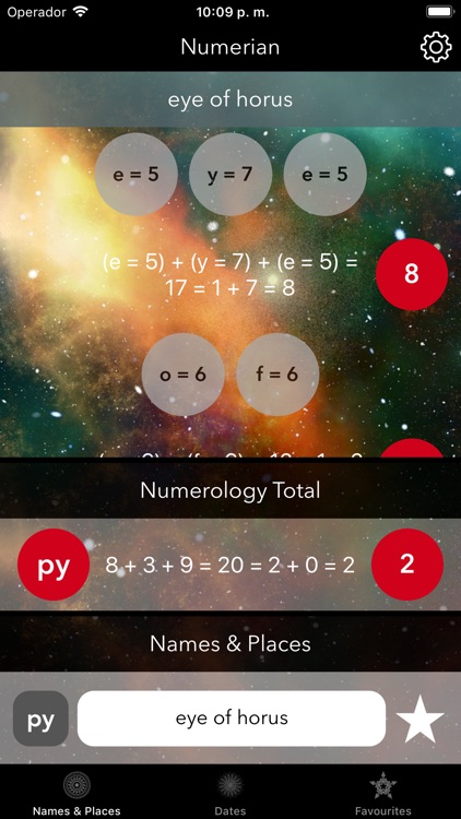 Numerian Numerology Calculator