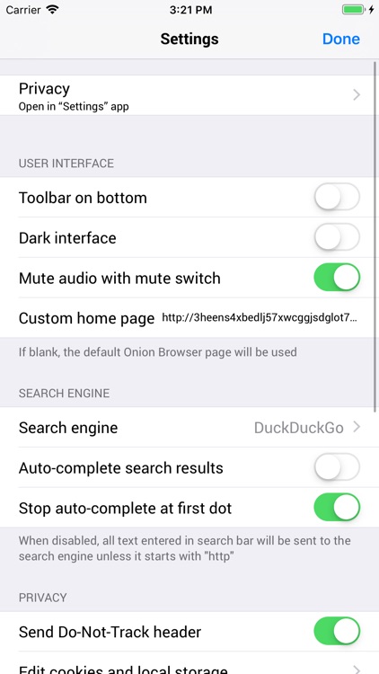 Onion Browser screenshot-3