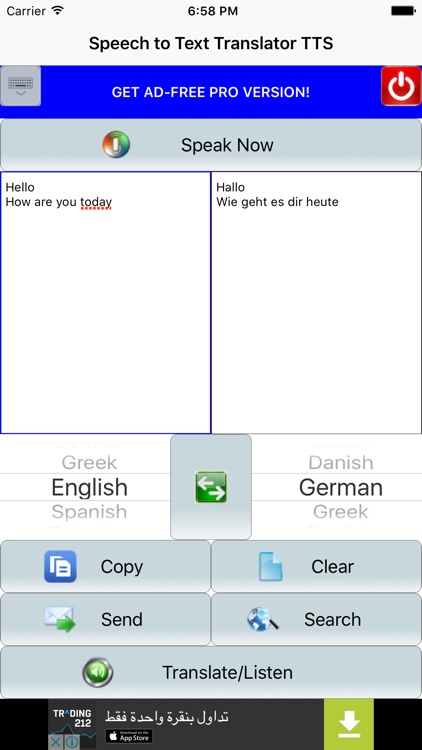 Speech2Text Translator