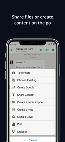 Obraz 5 Flock: #1 mensajero del equipo iphone