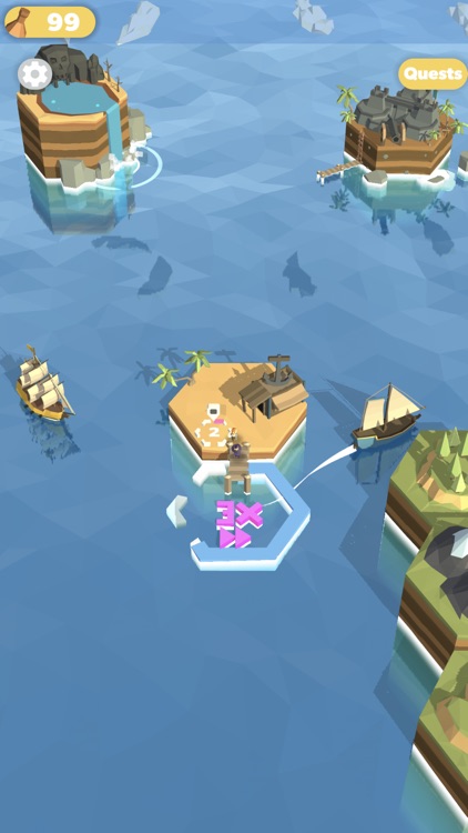 Islands Idle 3D - Pirate Bay screenshot-3
