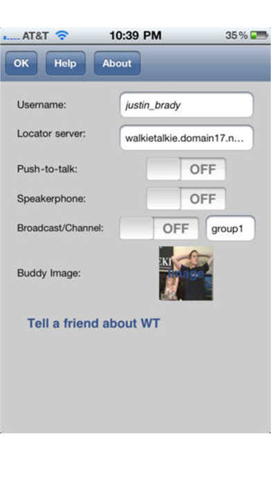 WalkieTalkie VOIP Screenshot 2