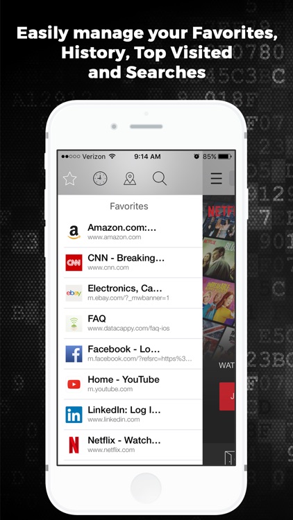 Datacappy Ad Blocking Browser screenshot-3