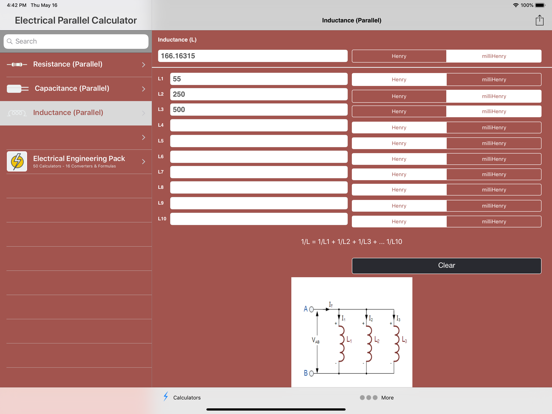 Electrical Parallel Calculator screenshot 3