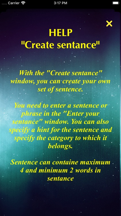 Compose a sentence screenshot-6