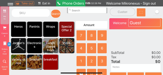 Mikronexus POS Restaurant