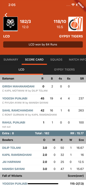 CricMania Live Scoring