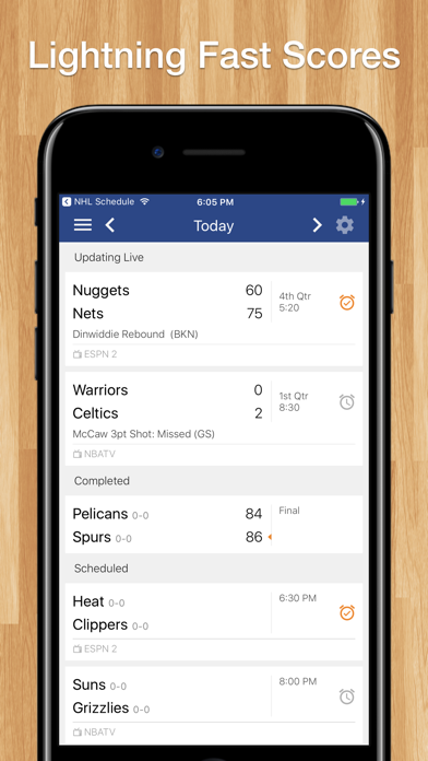 How to cancel & delete Scores App: NBA Basketball from iphone & ipad 1