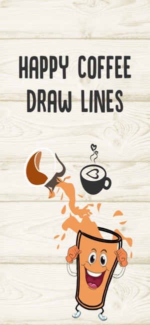 Happy Coffee Drawlines