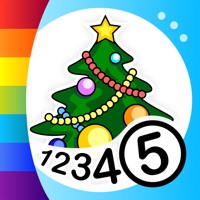 Contact Color by Numbers - Christmas