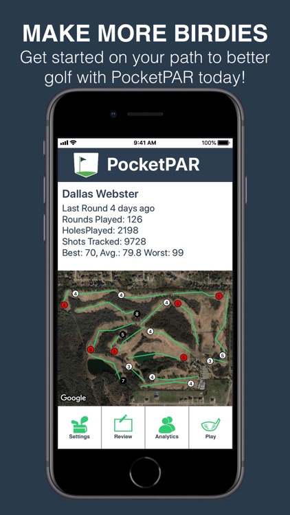 PocketPAR Golf GPS + Stats App screenshot-0