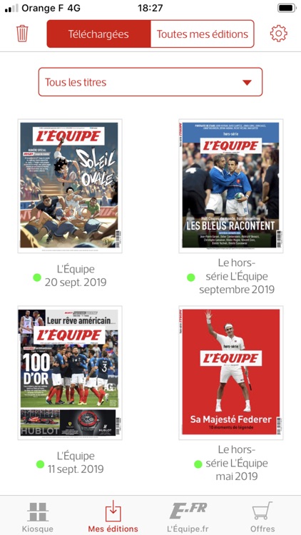 le journal L'Équipe