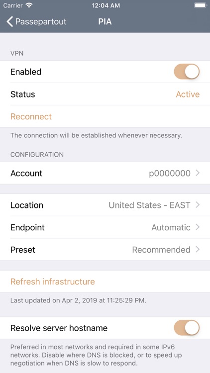 Passepartout - OpenVPN Client