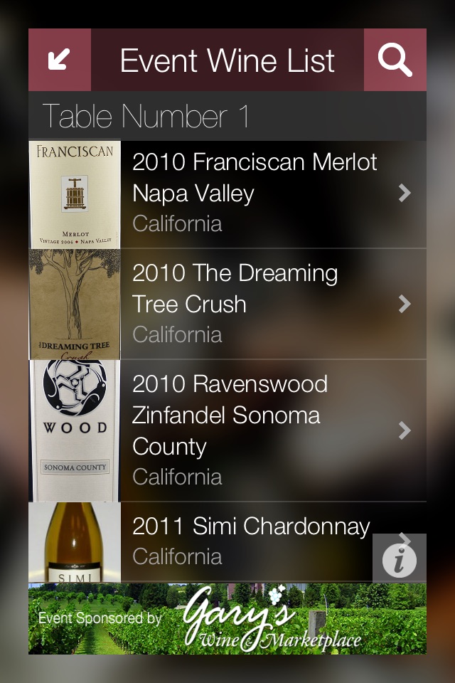 Winevento - the wine event app screenshot 3