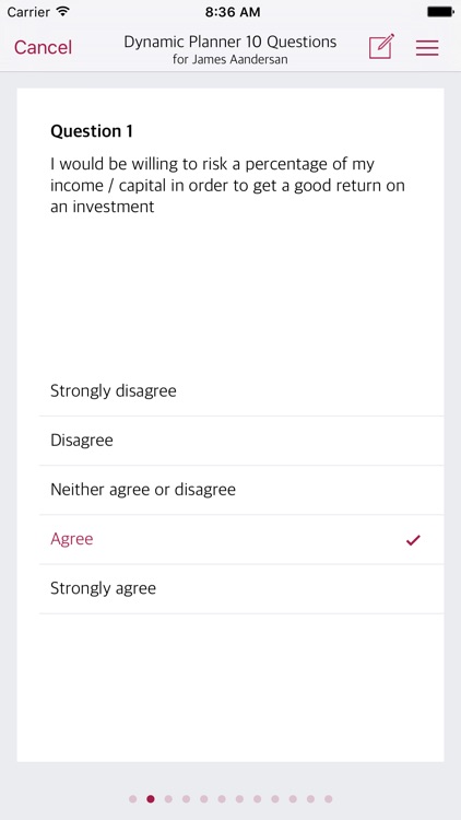 Dynamic Planner: Risk Profiler