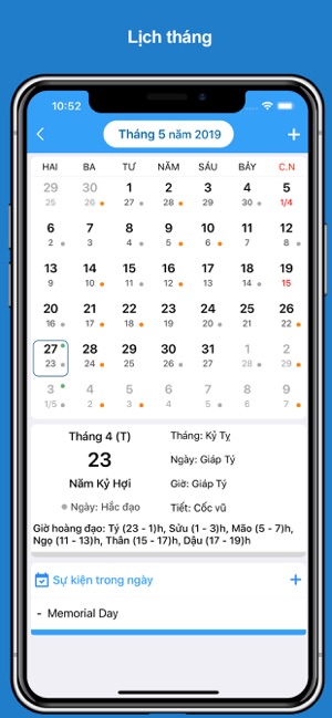 Lịch Âm Dương Việt Nam(圖2)-速報App