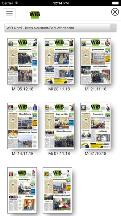 Wochenblätter der Tageszeitung screenshot 3