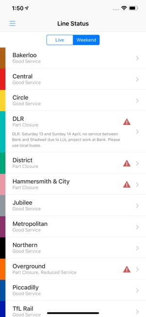 London Tube Live Pro(圖4)-速報App