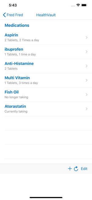 ‎Microsoft HealthVault Screenshot