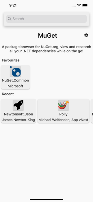 MuGet: Mobile NuGet Browser
