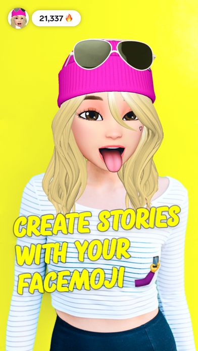 Facemoji: 3D Emoji Avatar Appのおすすめ画像1