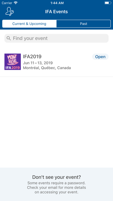 How to cancel & delete IFA Conferences from iphone & ipad 1