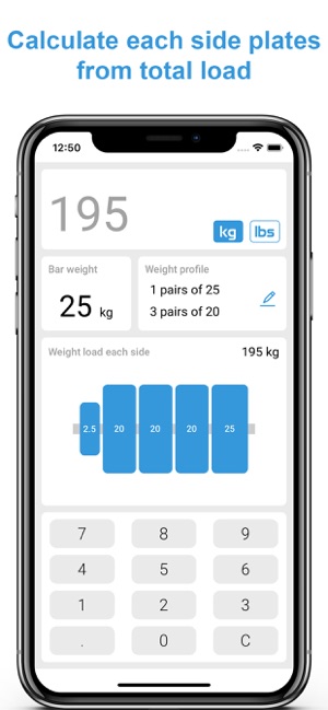 Training Weight Calculator