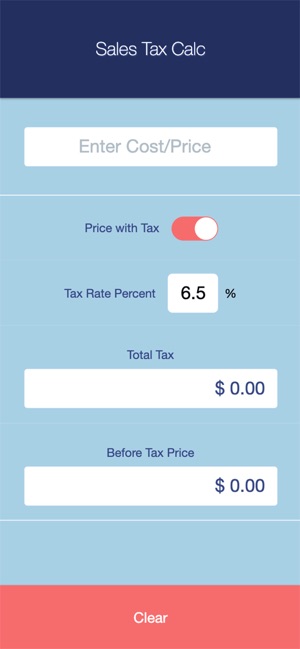 Sales Tax Calculator Lite