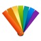 Gradient Background Maker can be used to create nice colour images that can be saved as your device's background, used as a website background or used within your own apps