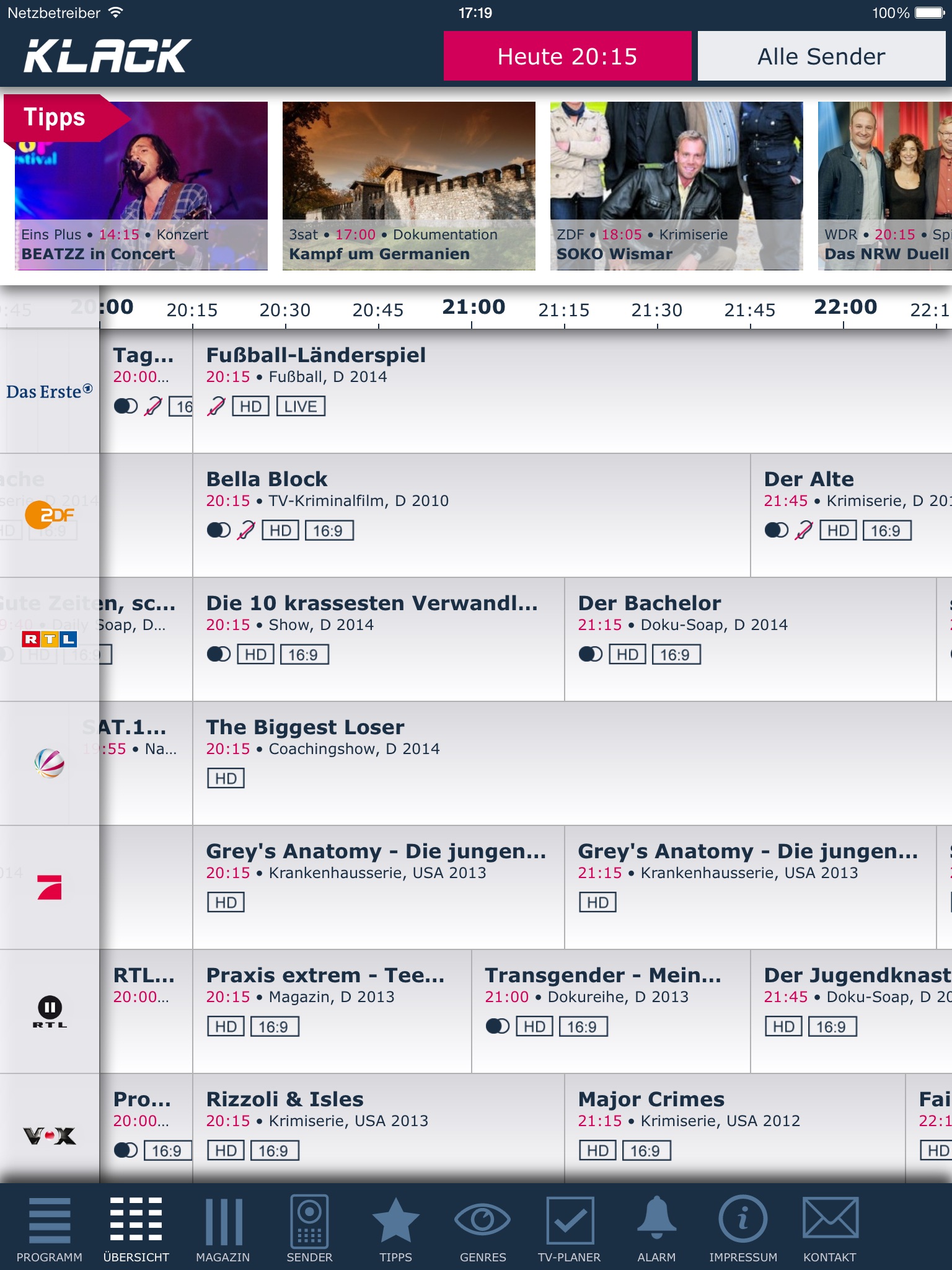 KLACK TV-Programm (Tablet) screenshot 3