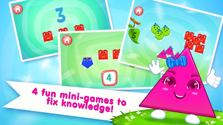 Learning Numbers, Shapes. Game by GoKids!