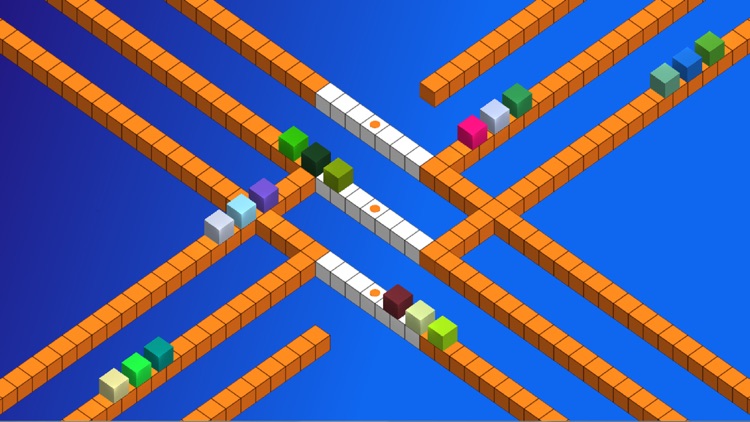 3D Cube Cross way Color Game