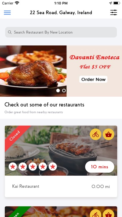 Foodcaptin Customer App