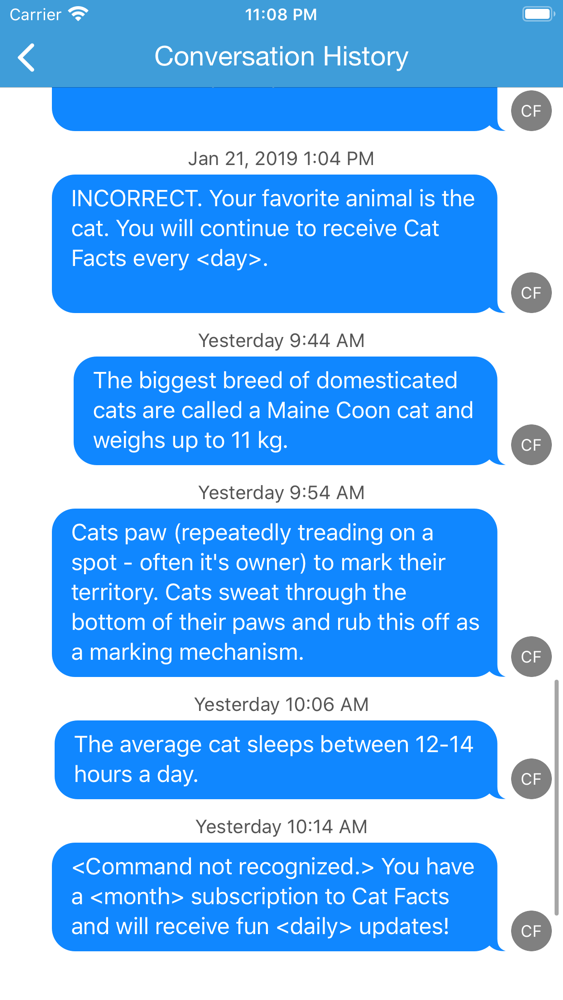 Cat Facts Texts App For Iphone Free Download Cat Facts Texts For Ipad Iphone At Apppure