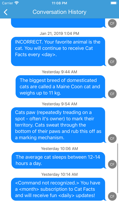 How to cancel & delete Cat Facts Texts from iphone & ipad 3