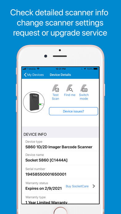 Socket Mobile Companionのスクリーンショット3 Socket Mobile Companionのスクリーンショット3