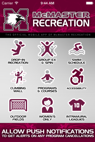 McMaster Recreation Get Rec'd - náhled
