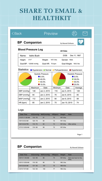 Blood Pressure Companion screenshot-3
